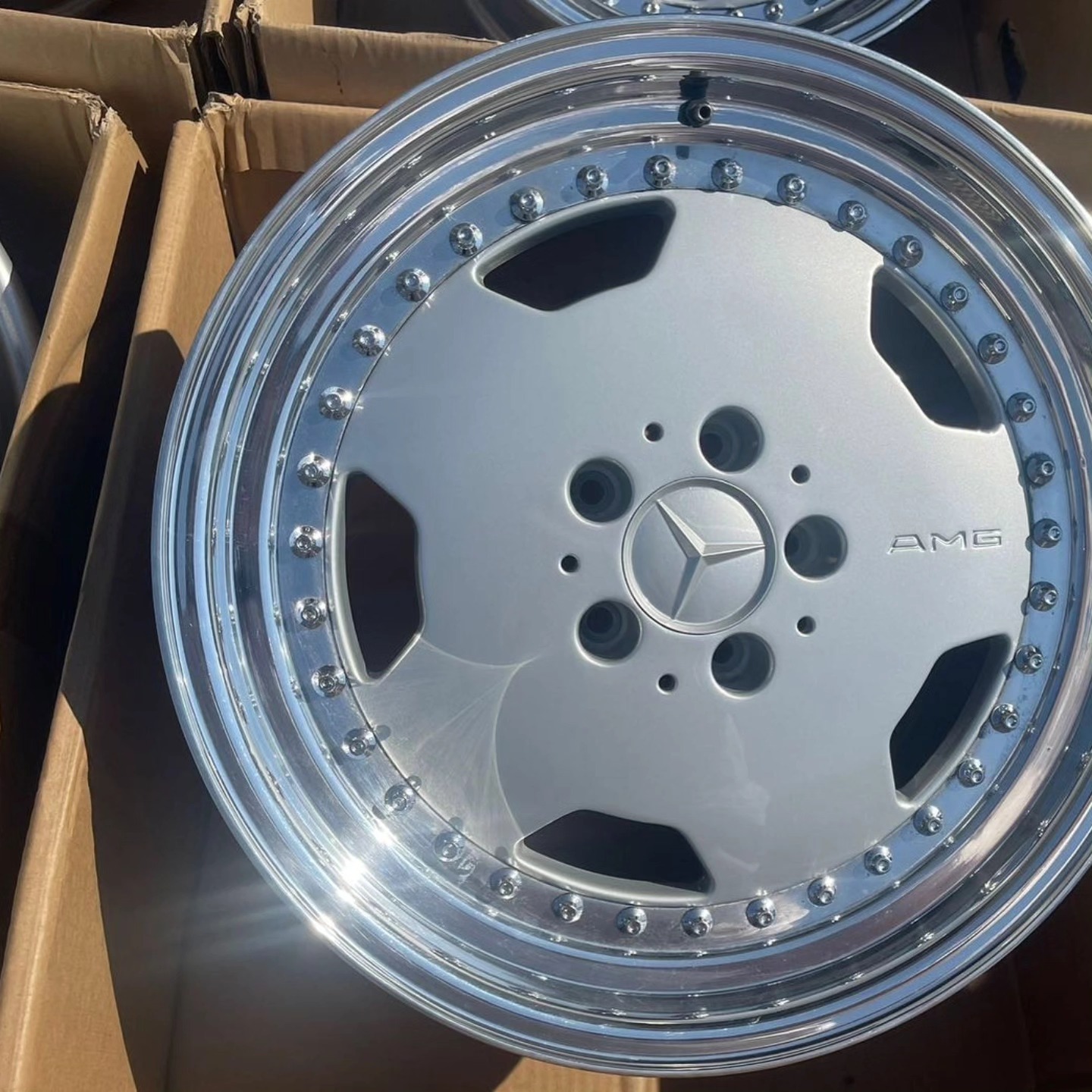 AMG 4-Piece Staggered Wheels by OZ - Image 2