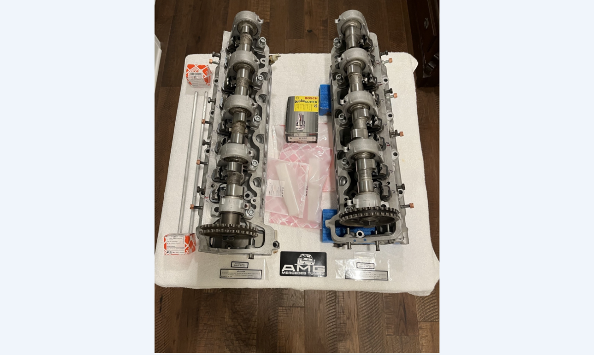 AMG M117 Cylinder Heads with 50.1 Cams & Solid Lifters - Image 3
