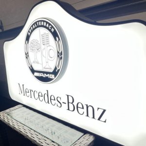 Original Mercedes-Benz Promotional Illuminated Sign