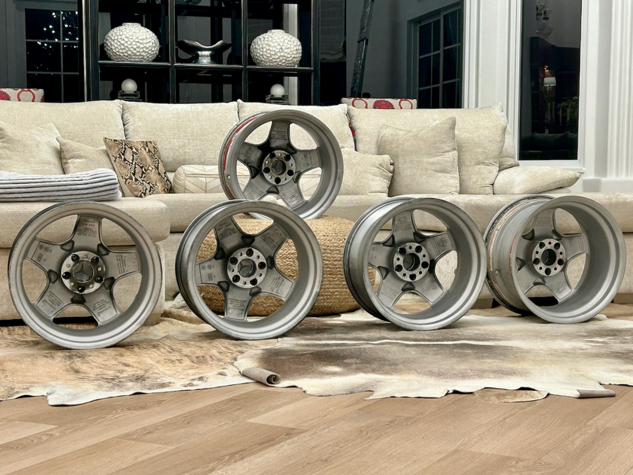 18″ AMG Monoblock Style I Sport wheels — Set of 5