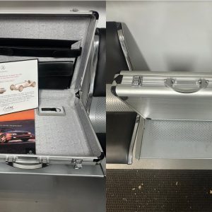 R129 SL Silver Arrow Aluminum Briefcase
