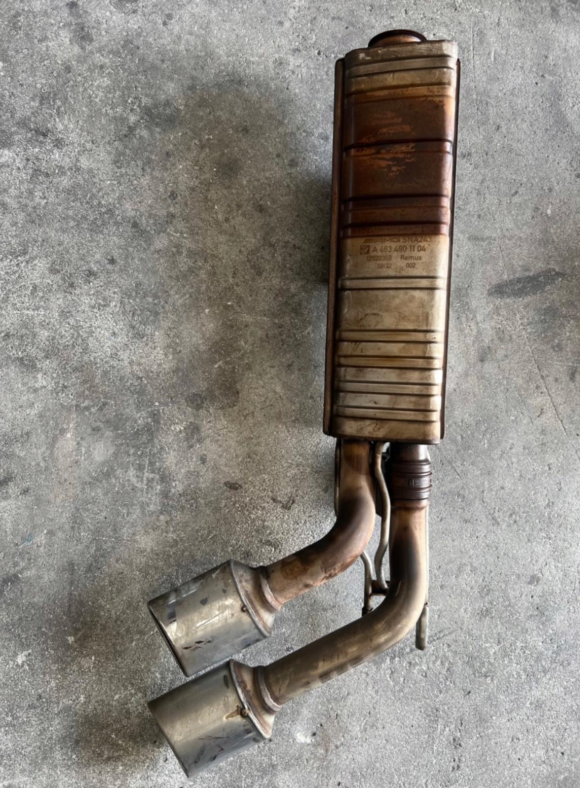 Mercedes G63 AMG Rear Exhaust System - Image 2