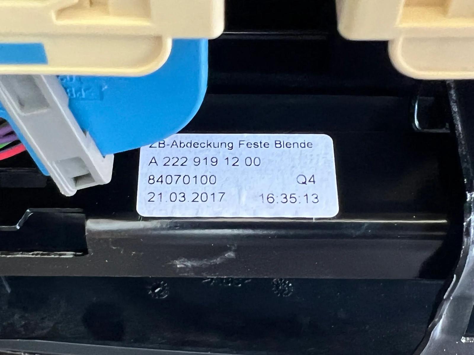 Mercedes-Benz S-Class W222 Front Seat Leather - Image 9